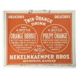 Twin - Orange Drink, Orange Bubble - Cardboard