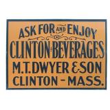 Clinton Beverages - Embossed Tin