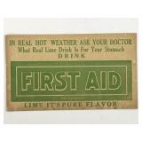 First  Aide Lime Drink - Paper