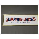 Jumping Jacks - Molded Plastic, Store Display Sign