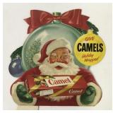 Camel Cigarettes - Cardboard Tabletop Christmas Si