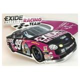 Exide Jeff Burton Racing #50 - Embossed Metal