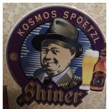 Kosmos Spoetzl Shiner Beer Sign