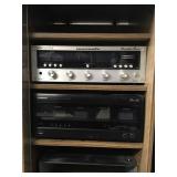 Stereo Cabinet, Speakers, Morantz Receiver