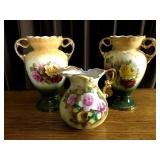 Water Pitcher & Urn Vases by Enesco (Japan)