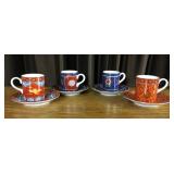 Nieman Marcus Dematasse Cups & Saucers