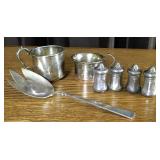 Sterling Silver Serving Pieces (7), 195.8 grams