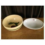 Stoneware Mixing Bowl, US Army Medical Dept Bowl