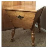 Vintage Dough Box End Table