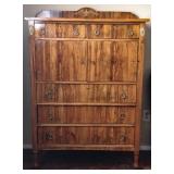 Antique Springfield Furniture Co Tall Dresser