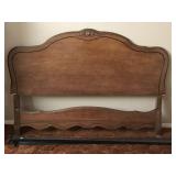 Full Size Antique Headboard/ Footboard with Rails