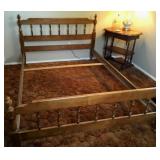 Full Size Solid Maple Bed