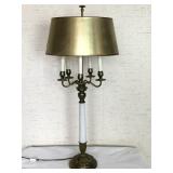 Stiffel Brass 5 Candlestick Bouillotte Lamp
