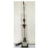 Hollywood Regency Crystal & Gilt Table Lamp