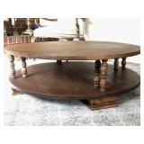 Round Solid Heavy Coffee Table 42"