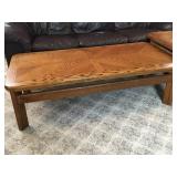 Oak Coffee & Matching End Table