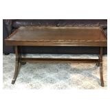Small Mahogany Clawfoot Table