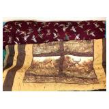 Vintage Full Sized Comforters Duck Hunting Theme