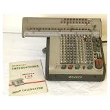 Vintage Monroe High Speed Adding Calculator