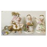 Vintage Porcelain Figurines - Napco, Glass Bird