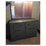 Dresser, 6 Drawer with Mirror