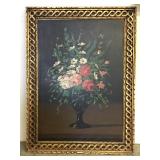 "Roses on Dark Background" Still Life Artwork