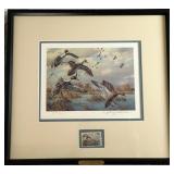 Harry Adamson 1989 Ducks Unlimited Print & Stamp