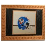 Denver Broncos Etched Mirror