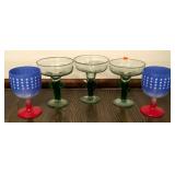 Cactus Stem Margarita Glasses, USA Beer Glasses