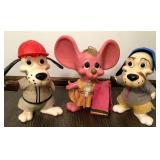 Hard Rubber Piggy Banks by "Roy Des of Fla, 1971"