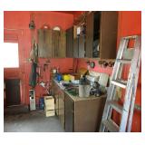 Contents of Cabinets on South Garage Wall