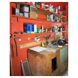 Contents of Cabinets on North Garage Wall