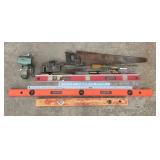 Levels, Saw, Vice, Pipewrench