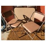 Samsonite Folding Card Table & Four Chairs