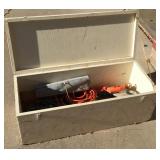 Wooden Box with Contents of Tools