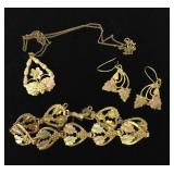 10K Black Hills Gold Set, (3 pcs) 19.8g