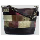Coach Holiday Patchwork Handbag