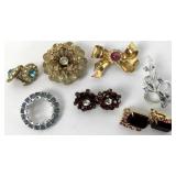 Vintage Earrings, Brooches (7)