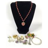 Earrings, Bracelets, Brooches Assortment