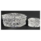 Waterford Crystal Lidded Boxes (2)
