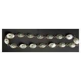 Ladies Sterling Silver Concho Belt 158.4g