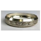 Silver Bangle Bracelet, 40.9g