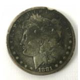 1881-S Morgan Silver Dollar