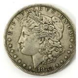1883 Morgan Silver Dollar
