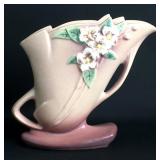 Roseville Mock Orange Double Handled Vase - 972-7"