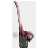 Large Vintage Hand Blown Purple Glass Vase