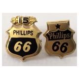 Vintage 10K Gold Employee Service Pins (2), 2.2g