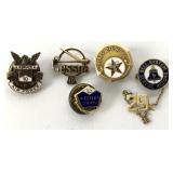 Vintage Employee Service Pins (5)