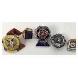 Vintage Employee Service Pins (5)
