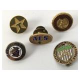Vintage Employee Service Pins (5)